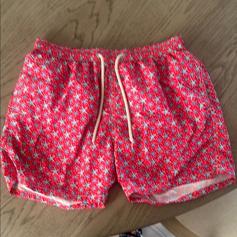 MC2 Saint Barth Red Star Swim Trunks